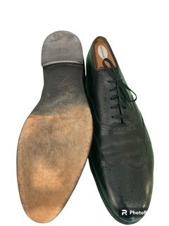 Classic Men's Black Leather Brogues