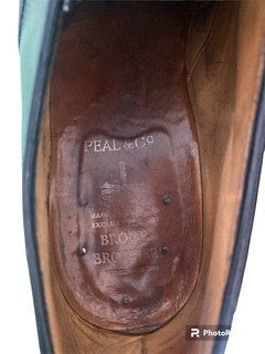 Classic Men's Black Leather Brogues