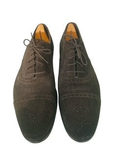 Men's Classic Brown Suede Brogues