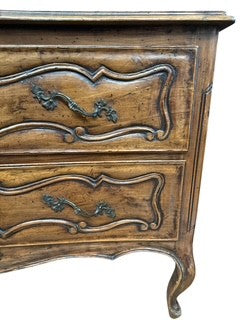 Carved Two Drawer Chest