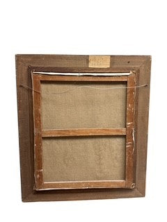 Oil Painting by Jean-Pierre Zingg of Blue Flowers