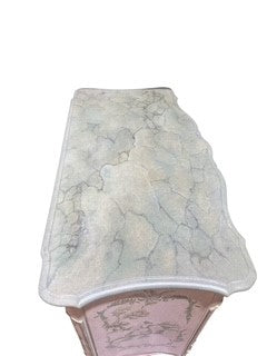 French Painted Chest Green and Cream