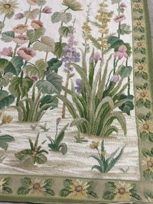 Needle Point Tapestry Style Rug