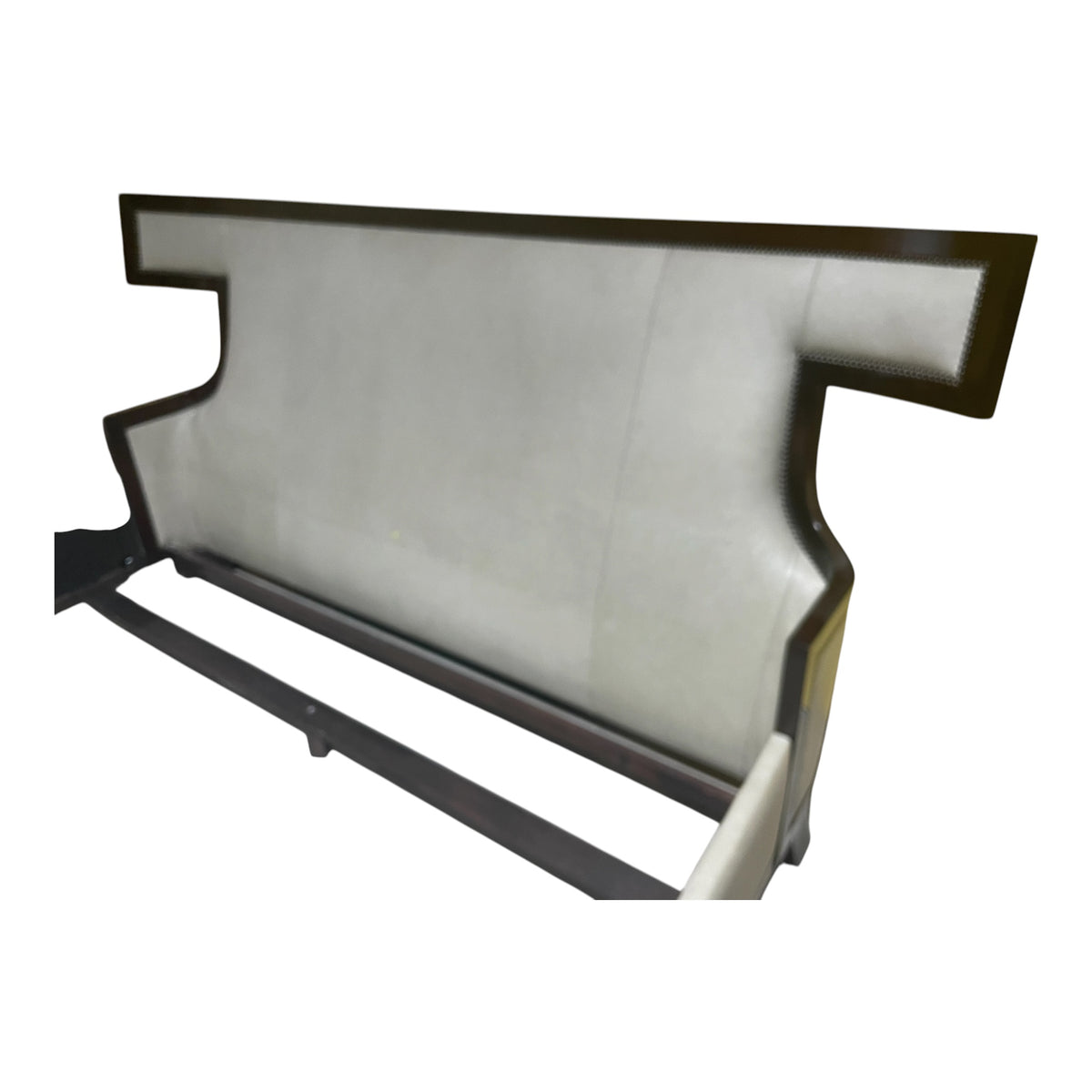 Eastern Baker Thomas Pheasant Luxe King Size Bed in Shagreen Leather