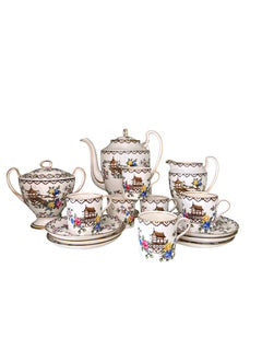 English Aynsley Coffee Set for Six