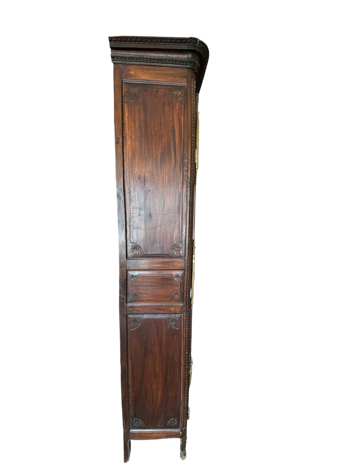 Wood Carved Cabinet - Gun Case - Could Be a Bar