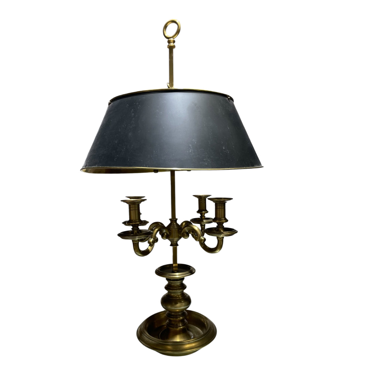 Brass with Four Light Bouilotte Lamp