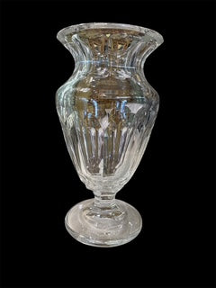 Large Crystal Vase by Val St. Lambert