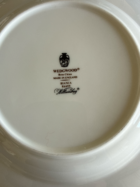 Wedgwood- Bianca China Set