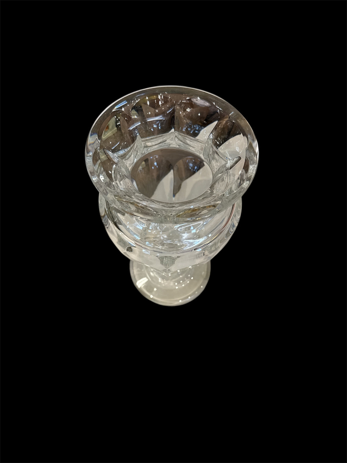 Large Crystal Vase by Val St. Lambert