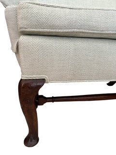 Chippendale Style Camel BAck Sofa