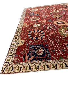 Large Red Asian Style Area Rug