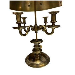 Brass with Four Light Bouilotte Lamp
