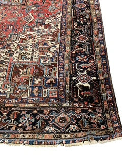 Antique Persian Heriz Rug