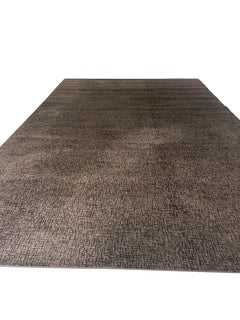 Brown and Black Area Rug