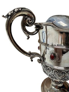 Continental 800 Silver Pitcher w/Jewels