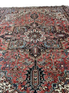 Antique Persian Heriz Rug