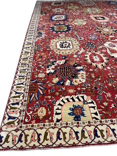 Large Red Asian Style Area Rug