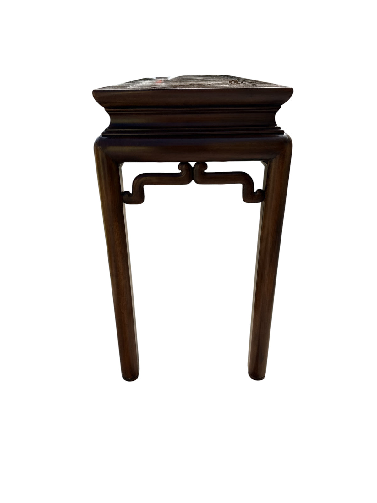 Vintage Contemporary Chinese Teak Wood Altar Table/Console by Baker