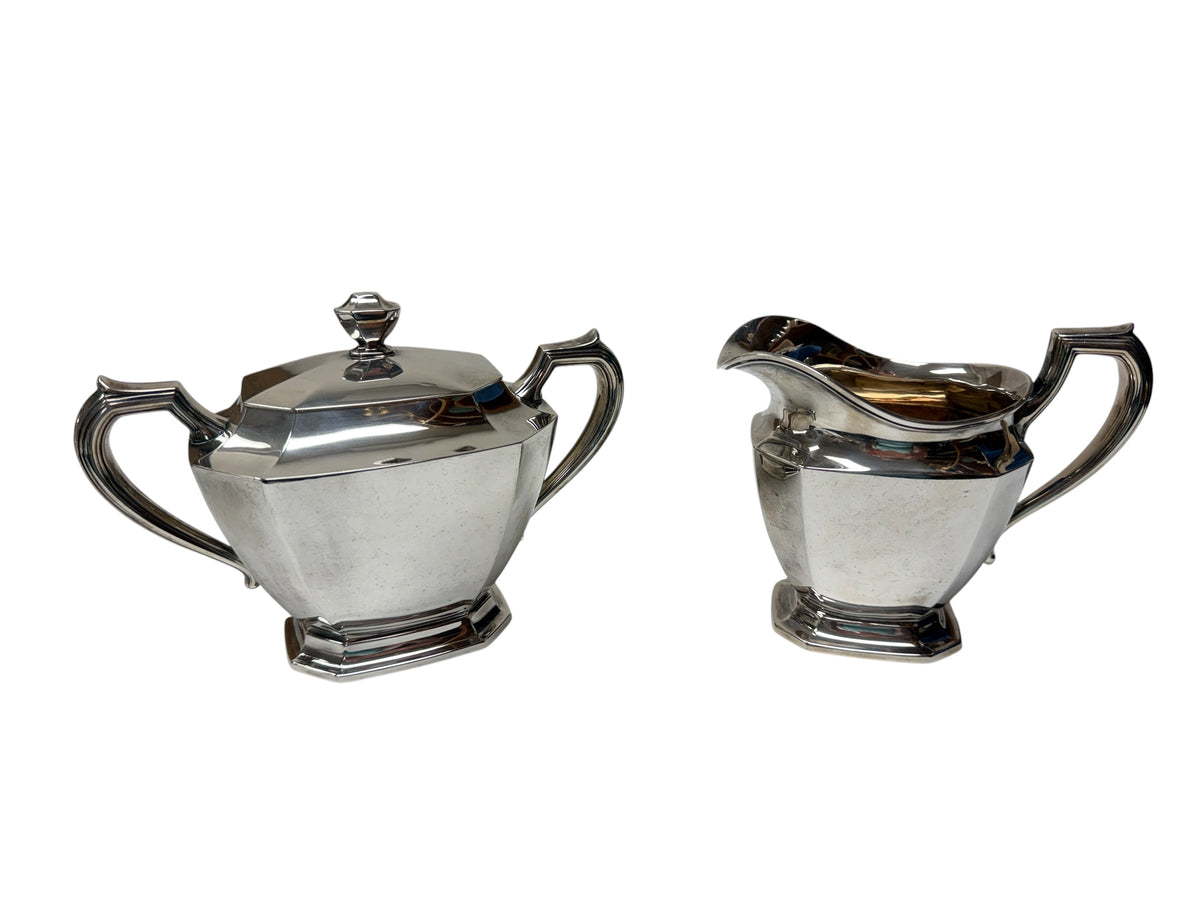American Four Piece Sterling Tea Set by Frank Smith
