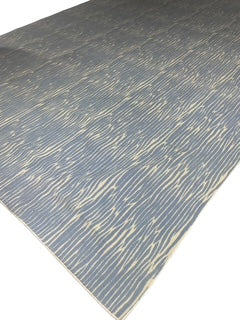Blue and White Rug