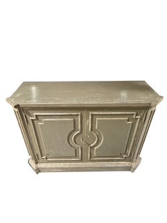 Provincial Style Two Door Painted Server Cabinet