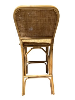 Four Rattan 'Tatum' Counter + Bar Stool