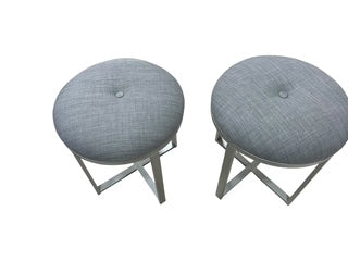 Pair Round Benches