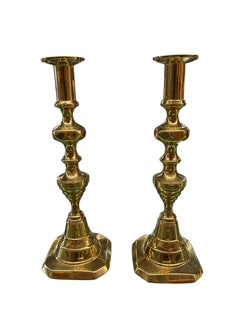Pair Brass Candlesticks