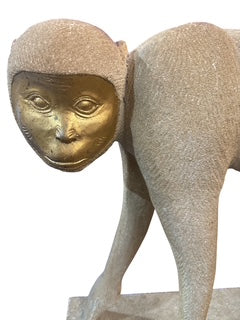 Large Texture Life Size Monkey Statue