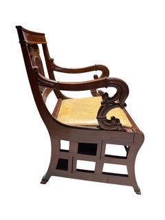 English Regency Style Metamorphic Library Chair