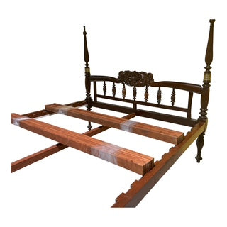 King British Colonial Four Post Bed