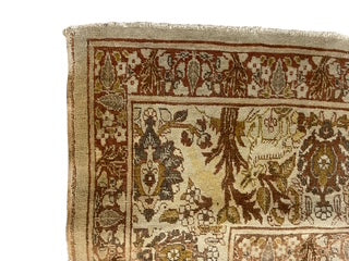 Tan and Rust Colors Persian Style Rug