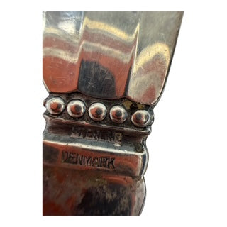 Georg Jensen Sterling Silver Acorn Pattern Serving Spoon