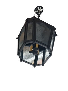 Black Metal Lantern