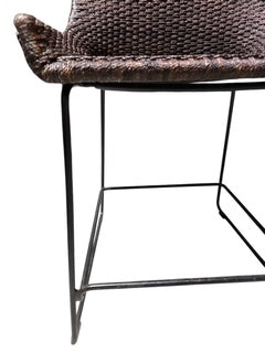 Pair McGuire Coco Abaca Barstools