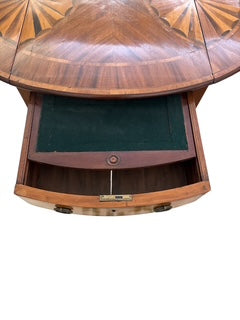 George III Satinwood, Sycamore, Mahogany and Marquetry Pembroke Table Late 18th century