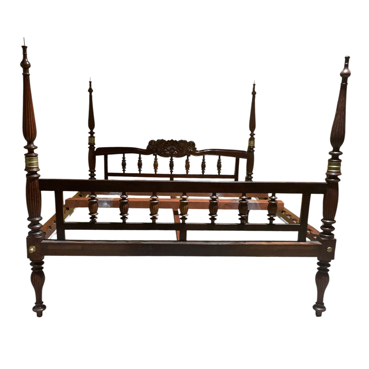 King British Colonial Four Post Bed