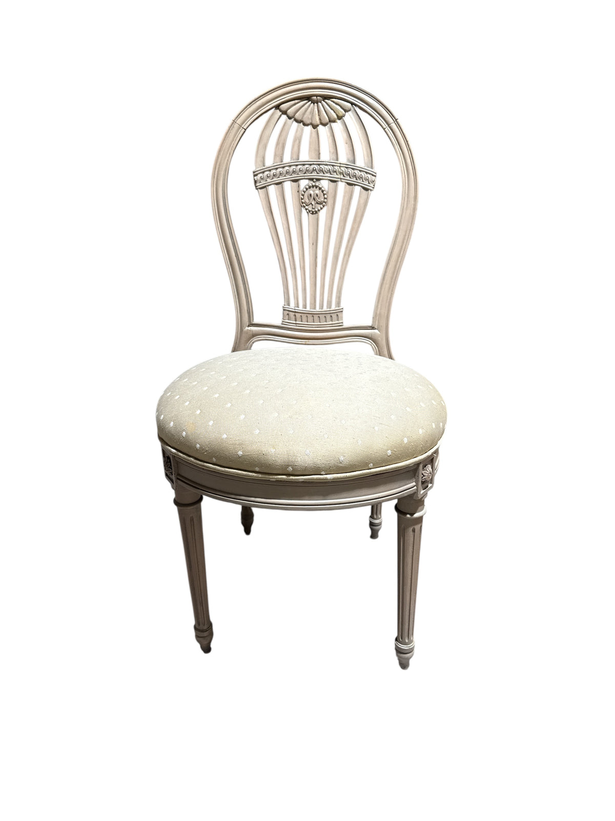 Set of Four Maison Jansen Style Balloon Back Chairs