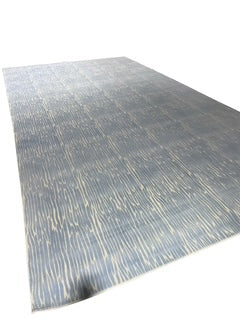 Blue and White Rug