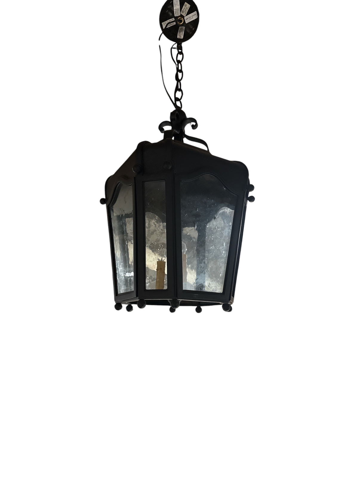 Black Metal Lantern