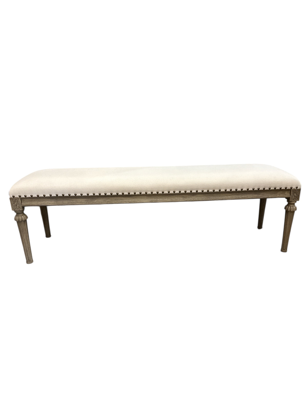 'Maison Fabric End of Bed Bench' by Restoration Hardware