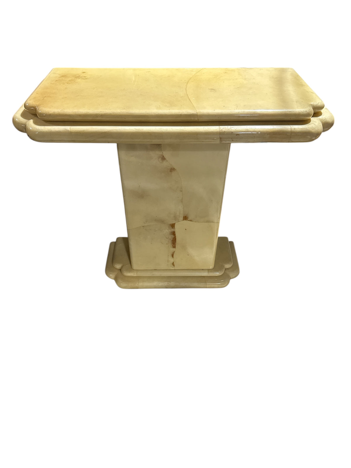 Goat Skin Console Table In Style of Jimeco Ltda