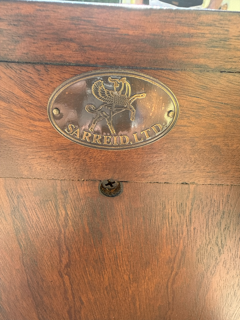 Mahogany Chinese Chippendale Style Bookcase 'Banks & Coldstone' by Sarreid LTD