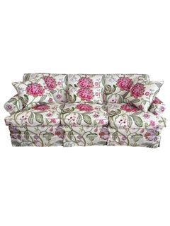 Three Seat Floral Sofa