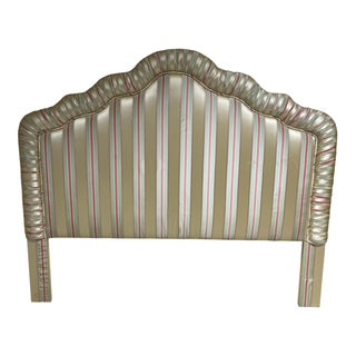 Striped KIng Size Custom Headboard