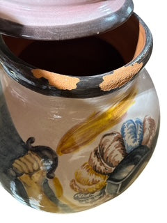 Large Continental Glazed Urn