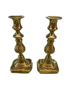 Pair Brass Candlesticks