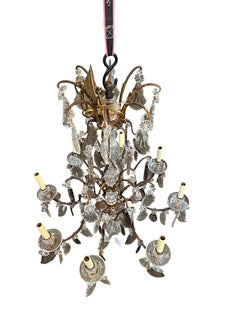 Crystal & Iron Chandelier