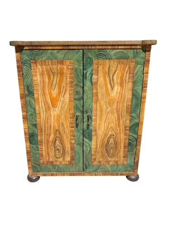 Pair Painted Chest